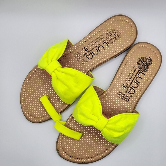 Shoes - Brand New Neon Sandals for Adults in Size 6